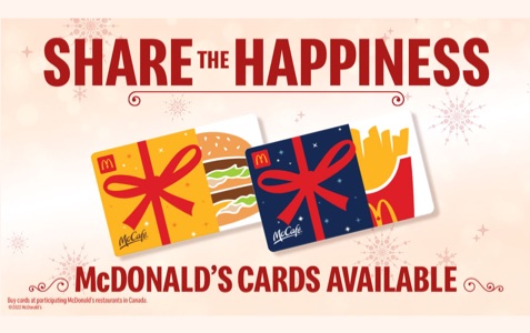 Share The Happiness With McDonald's